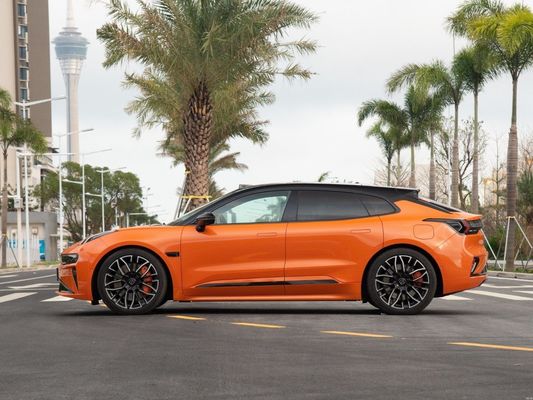 Versión 2023 You Zeekr 001 100kwh naranja Z-sport Automóvil con número y 5 asientos