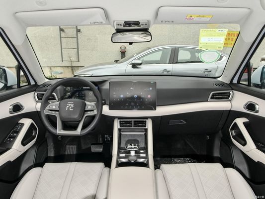 2024 401km Transcendence SUV Color exterior blanco BYD Yuan UP con tecnología avanzada