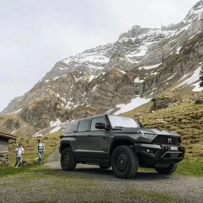 Dongfeng Mhero 917 de alta durabilidad SUV de coches eléctricos híbridos de gama extendida